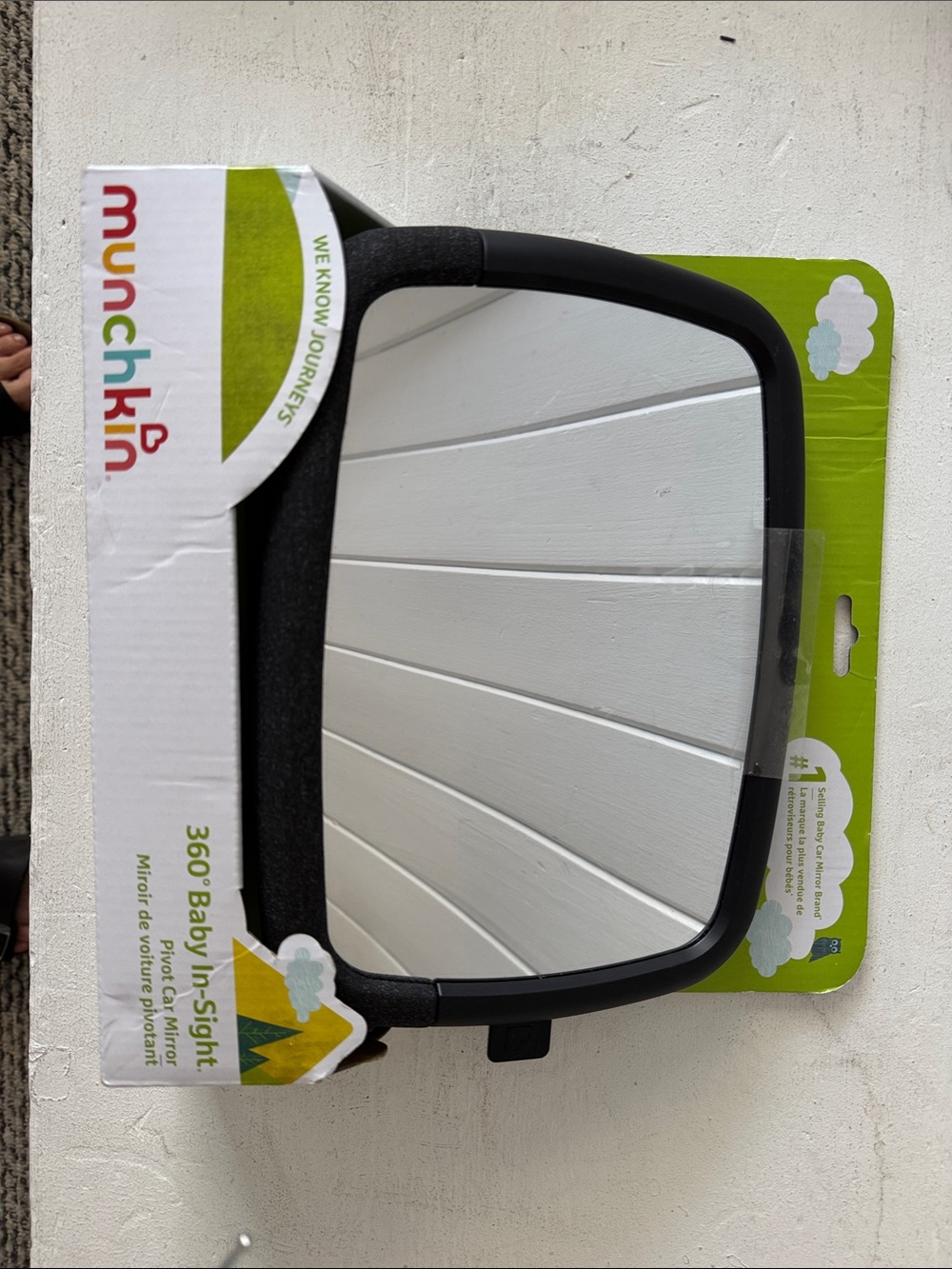 Munchkin 360° Baby Car Mirror in Black